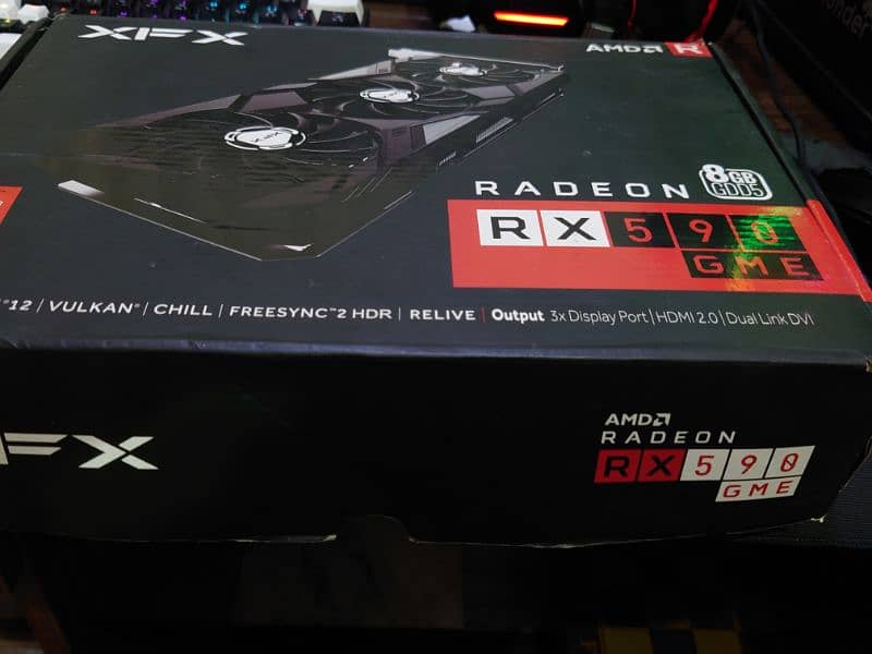 XFX RX 590 8 GB . Original Import . 1