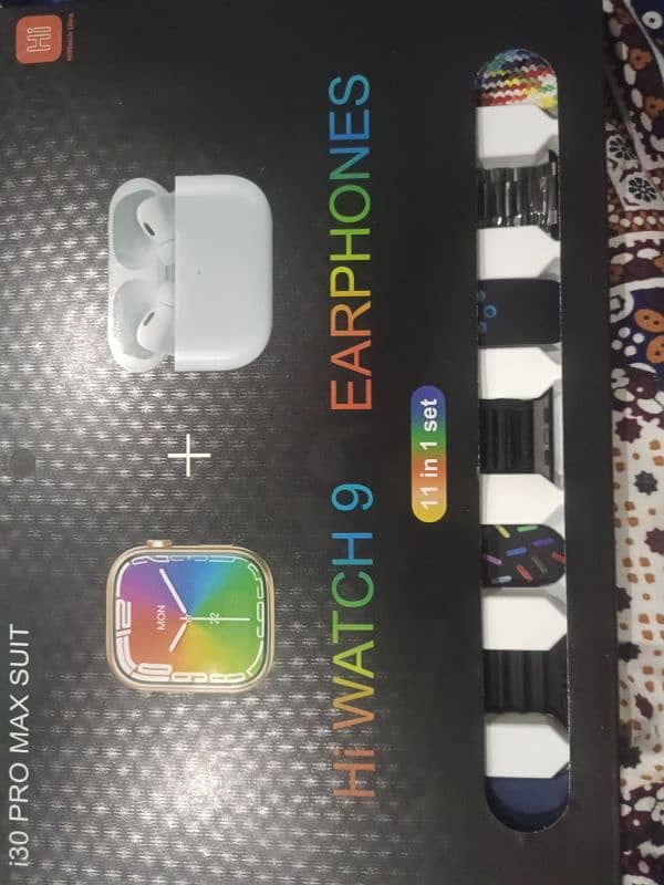 2 in 1 smart watch+ earbuds for 11 strips 1