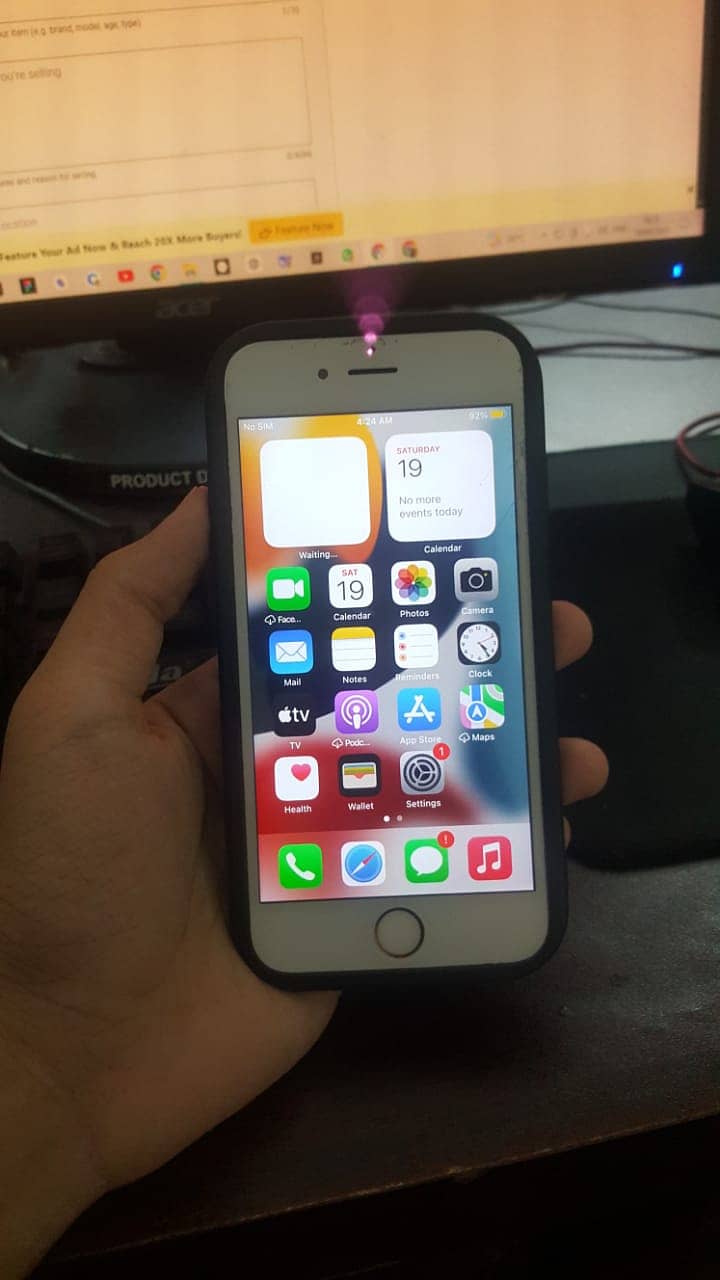 iPhone 6S For Sale, PTA and Full Battery Health. Details 1