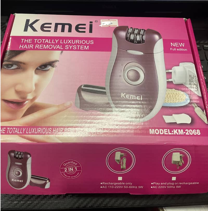 Ladies Epilator Trimmer Shaver Trimmers Keme 0