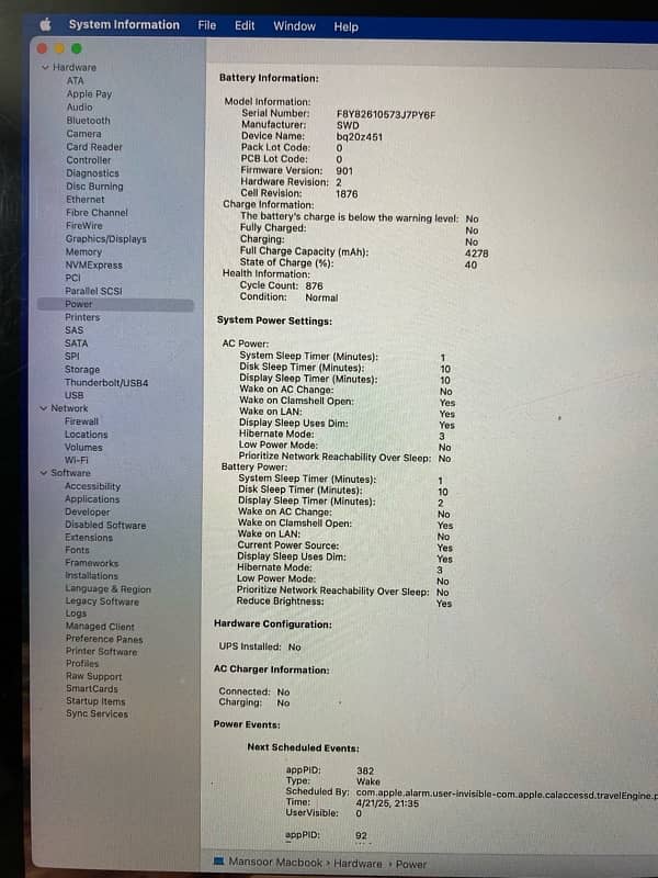 MacBook Pro 2018 (A1989) 13”, Touch Bar, 2.5GHz Core i5, 16GB, 512GB 4