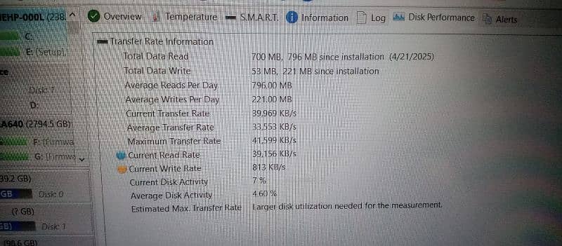 3tb hard disk for desktop 100% health 3