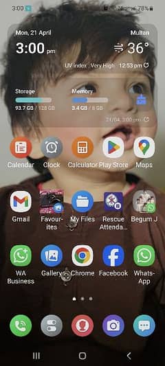 Samsung A71 Black 8gb128gb