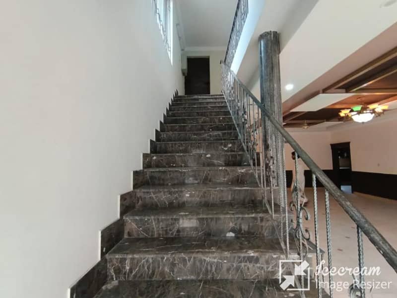 40x80 Marble Flooring Separate Gate Ground Portion With Servant Quarte Available On Rent In I-8 3