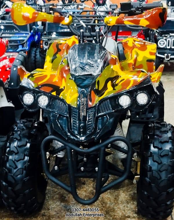 Adult size 8no. 110cc ATV Quad Bike 4 Wheeler for sale deliver all Pak 7