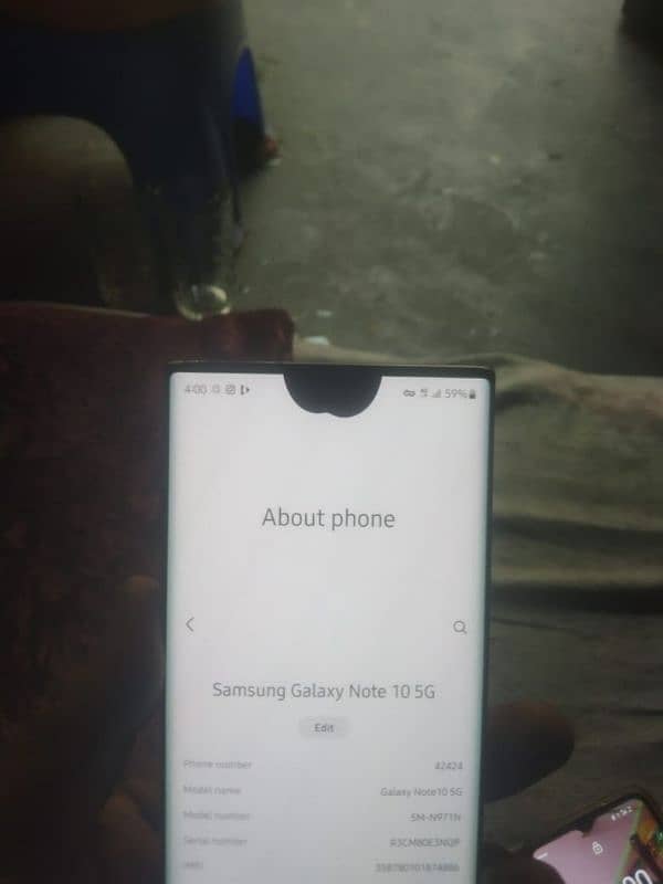samsung  pta   10 5G 8 256  all ok ha baki koy folt nhe sirf dot ha 0