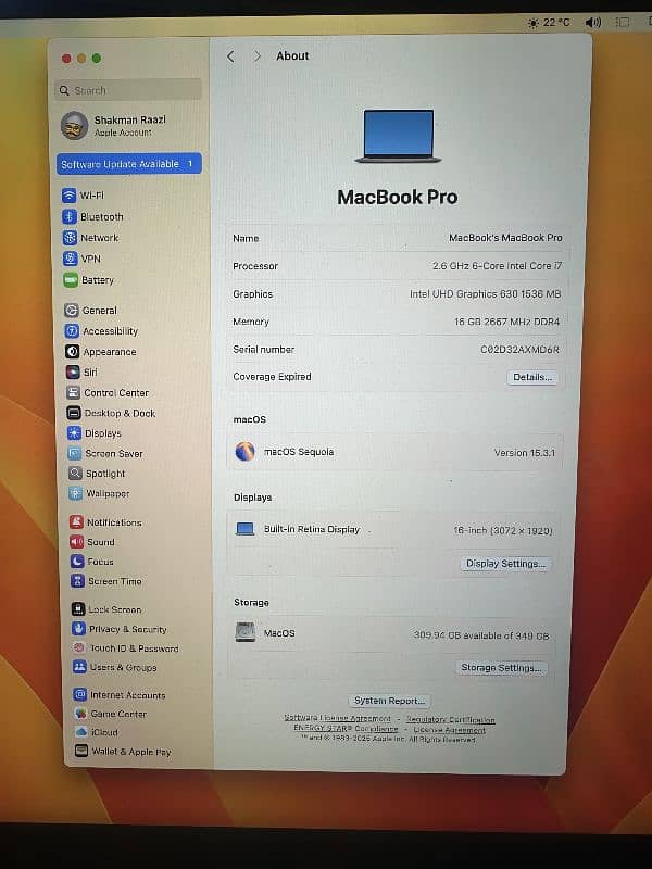 MacBook Pro-16 (2019) condition 10/10 *Quick Sale* 3