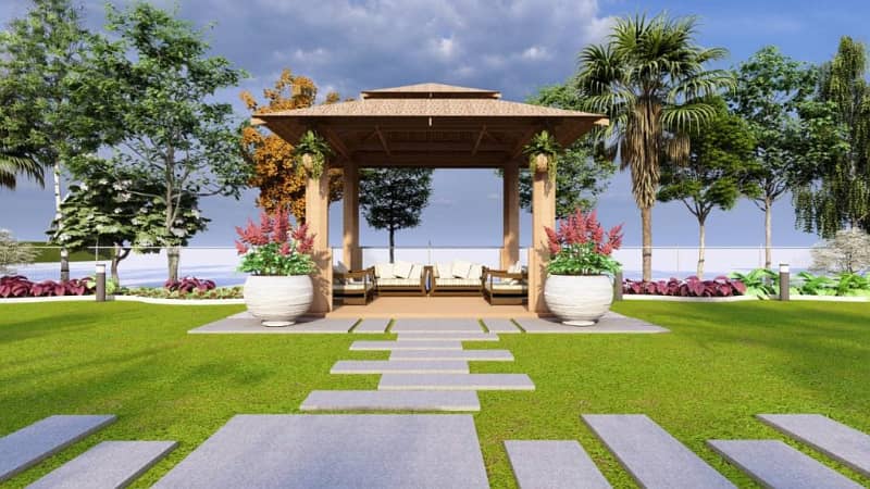2 Kanal Spring Meadows Farm House Plot for Sale On Installments | 100% Developed | Lahore Bedian Road 6