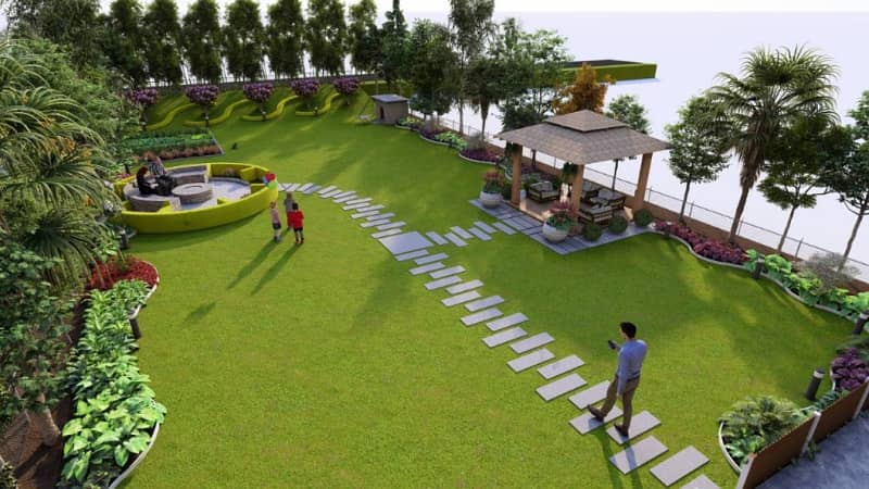 2 Kanal Spring Meadows Farm House Plot for Sale On Installments | 100% Developed | Lahore Bedian Road 7