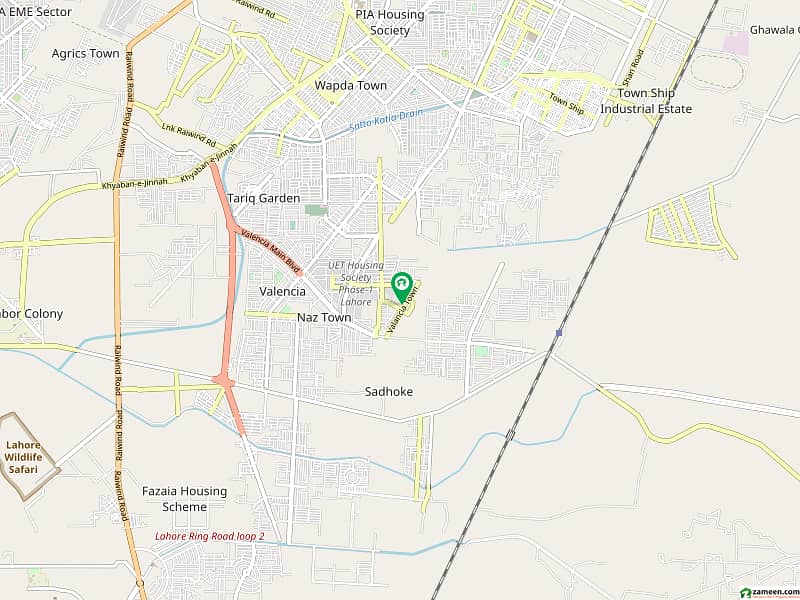 1 kanal residential corner plot for sale in lahore Nasheman e iqbal phase 2 0