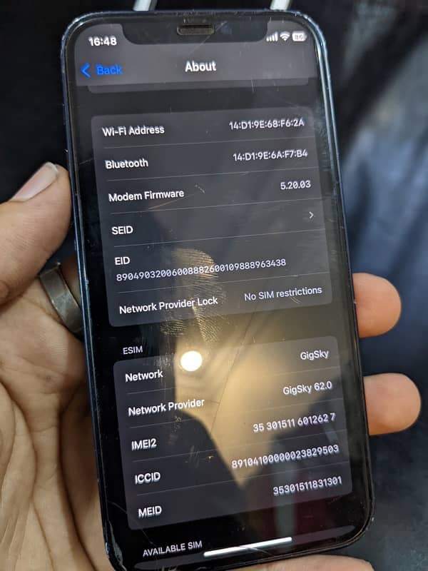Iphone 12 mini FU (only exchange with 12pro) 9