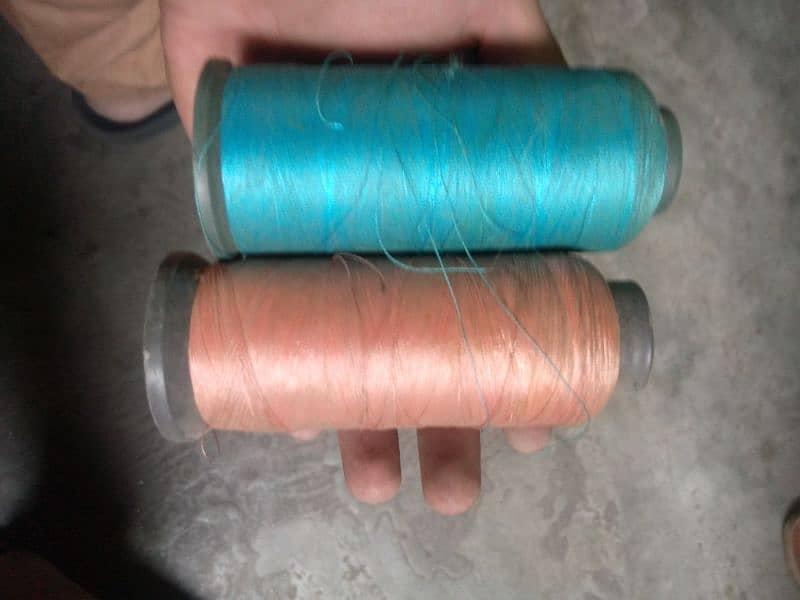 viscos thread is available/ embroidery thread 10