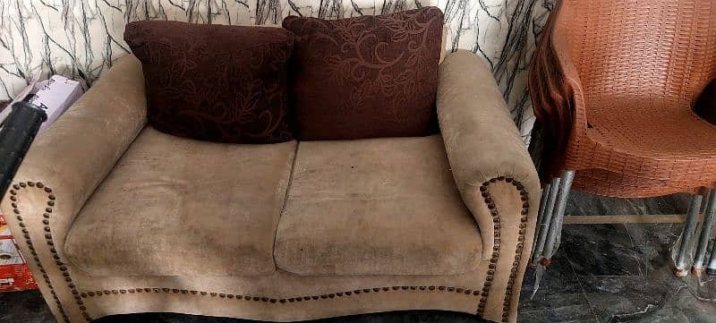2 Double beds , sofa 7 seater , Center table 8