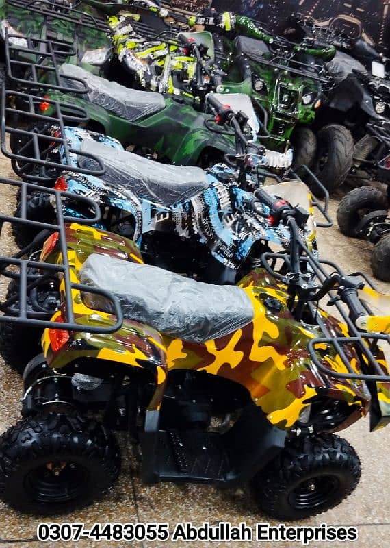 110cc 2 kids sitting capacity jeep model ATV Quad Bike for sale 6
