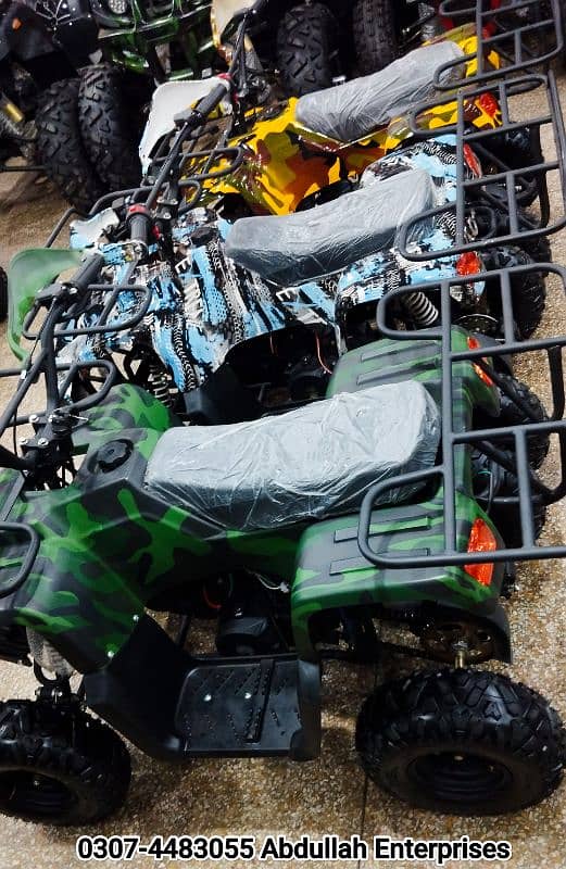 110cc 2 kids sitting capacity jeep model ATV Quad Bike for sale 7