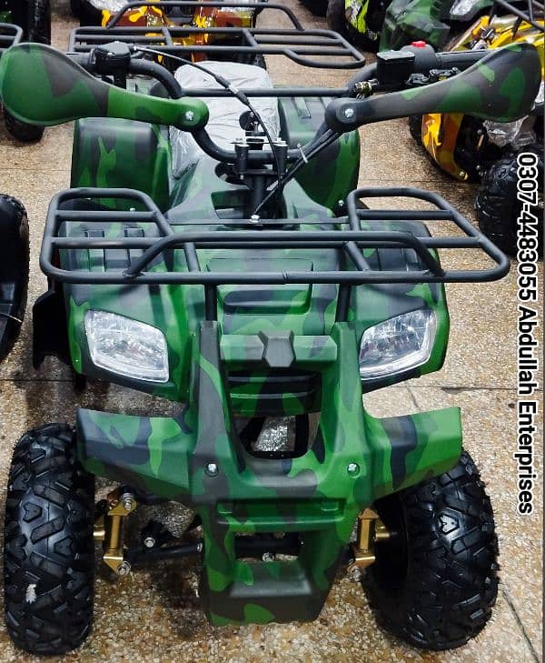 110cc 2 kids sitting capacity jeep model ATV Quad Bike for sale 8