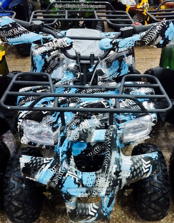 110cc 2 kids sitting capacity jeep model ATV Quad Bike for sale 9