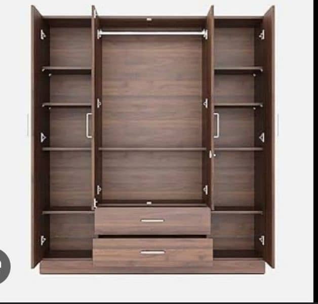 Almari Wardrobe With Storage Cabinets Avl 2