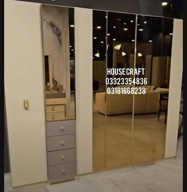 Almari Wardrobe With Storage Cabinets Avl 3