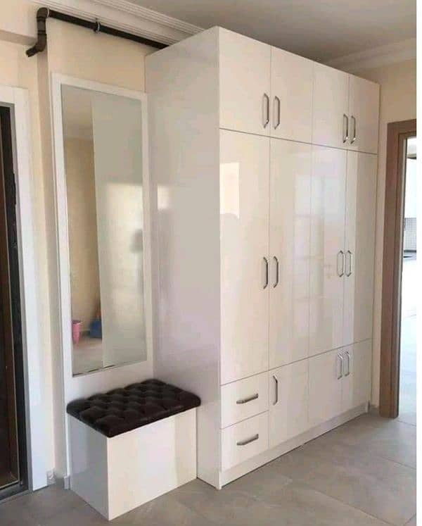 Almari Wardrobe With Storage Cabinets Avl 6