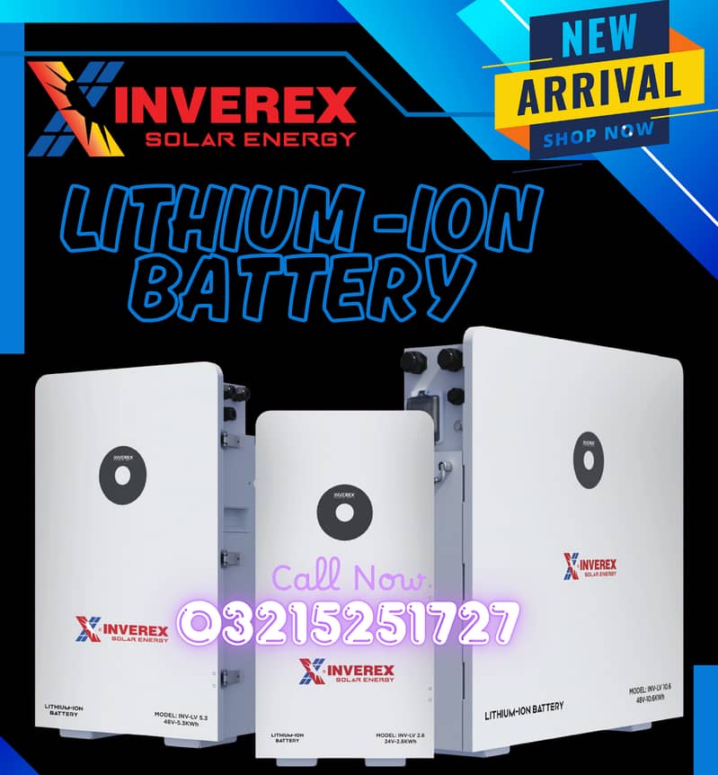 Inverex Power Wall Lithium Ion Battery 0