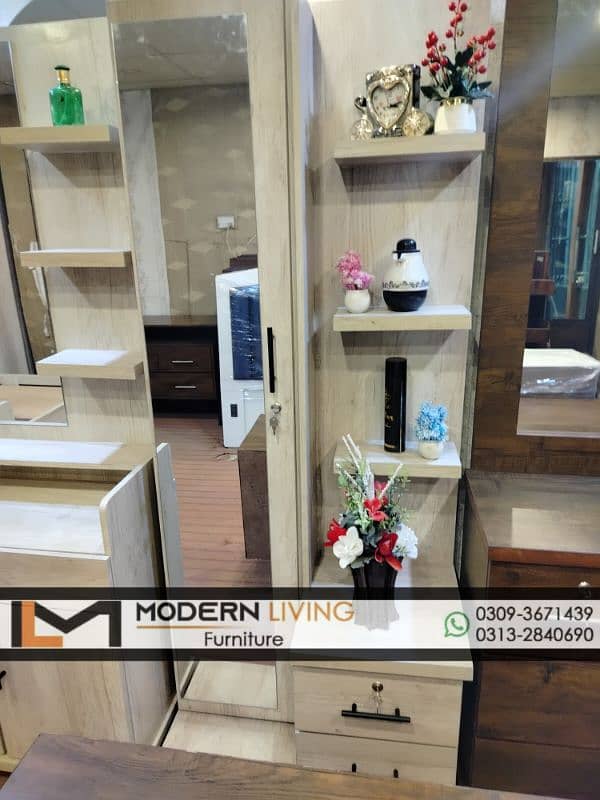 Dressing Table Full Mirror And Shelves Best Quality 5