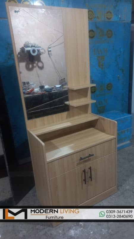 Dressing Table Full Mirror And Shelves Best Quality 15