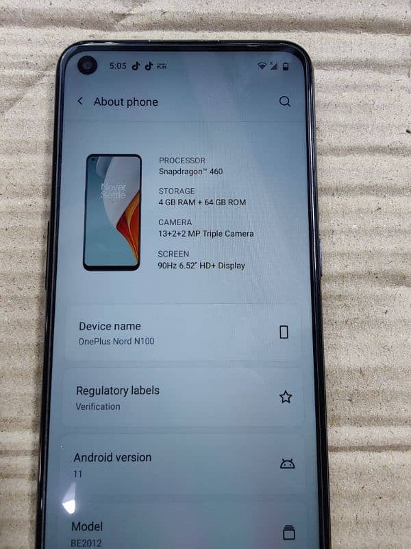 OnePlus Nord N100 1