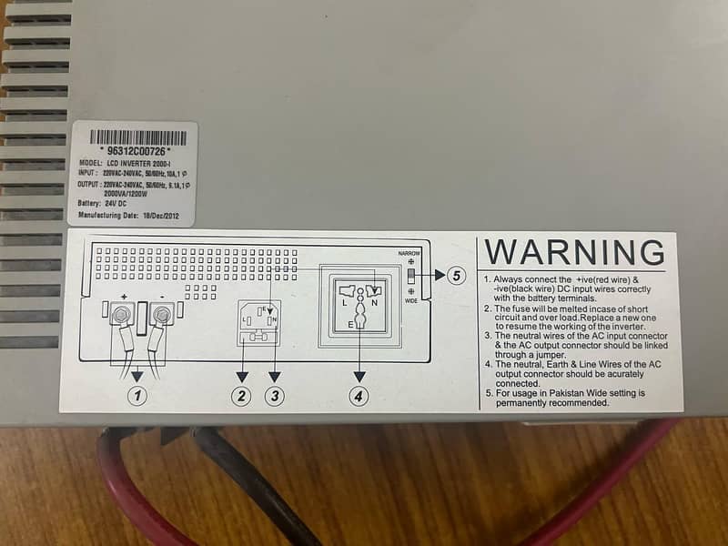 UPS for sale 2000VA / 1200Wtt 3