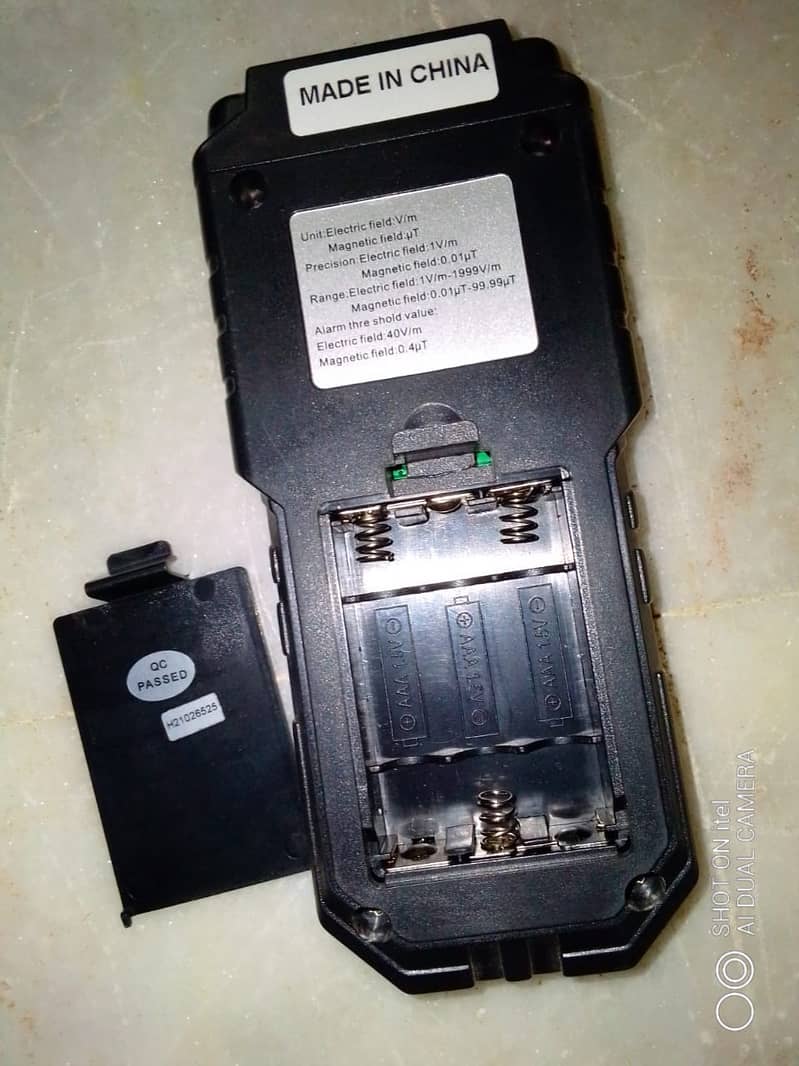 Original Electromagnetic Radiation Detector with Sound and Light 4