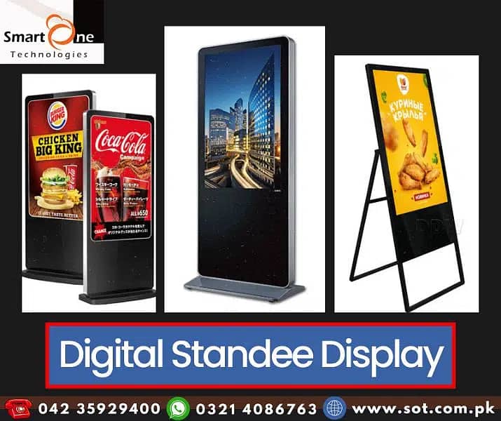 Floor Standee Display Screens 1