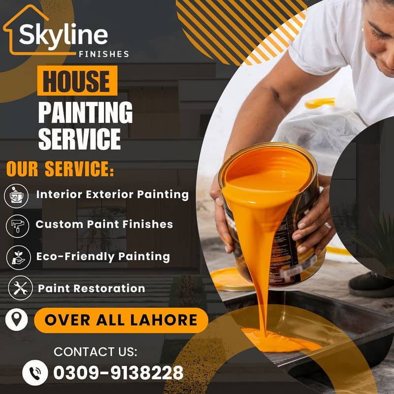 Paint service/Gypsum Ceiling/Plastir of paris/Paint services 1
