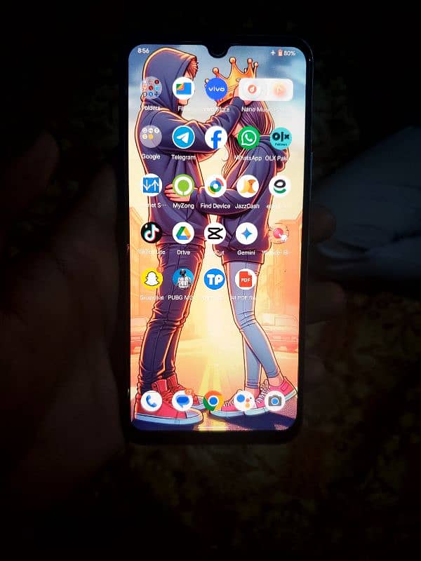 Vivo v20 SE 8 128 with box Good condition For sale 4