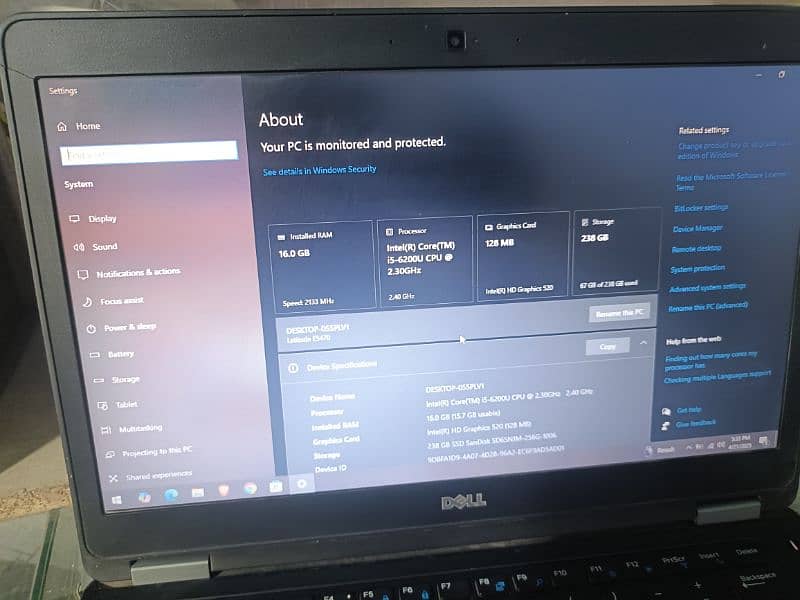 dell core i5 6 genration 8+256 4