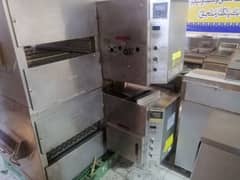 Middleby Marshall conveyor over 22 inch deck oven hot plate dough mixe