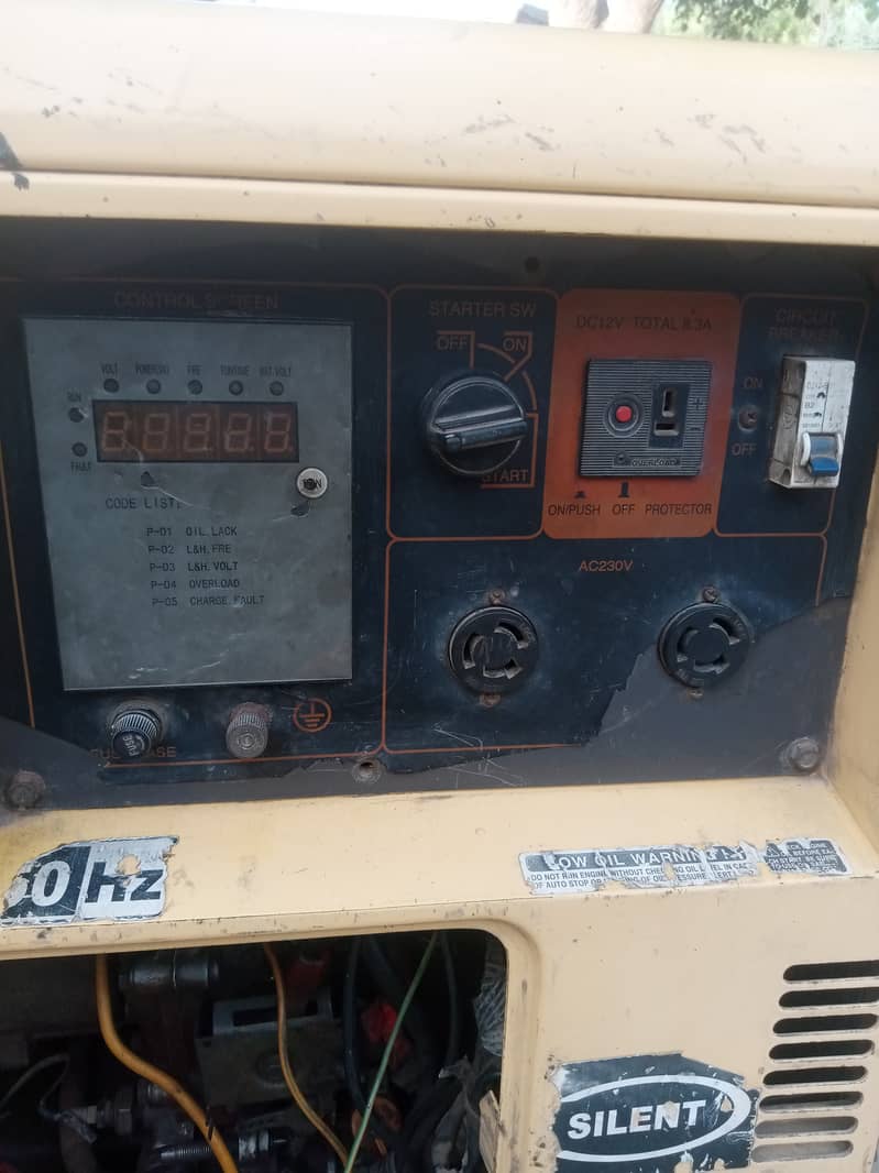 4.5 kva, diesel single phase kip or generator 6