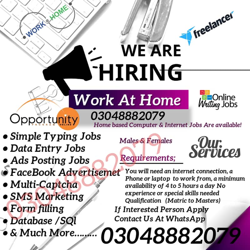 Part Time Job from home daily - Simple Typing Jobs 0