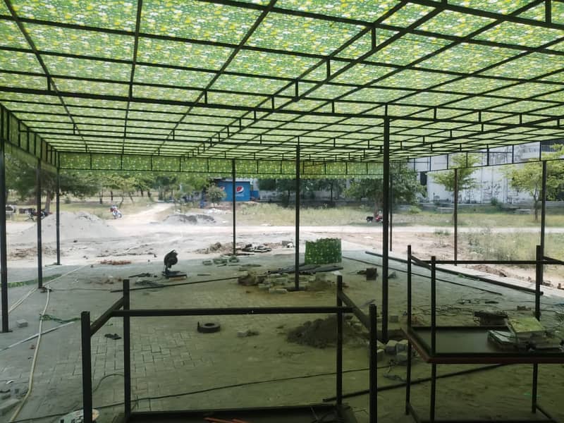 Tensile Shed car parking shed,Fiber Glass works/ window shades / sheet 2