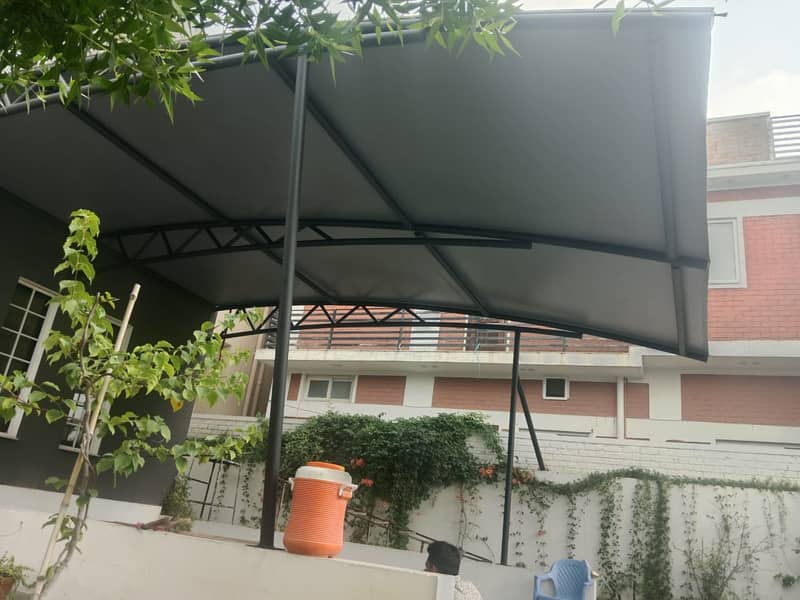 Tensile Shed car parking shed,Fiber Glass works/ window shades / sheet 7