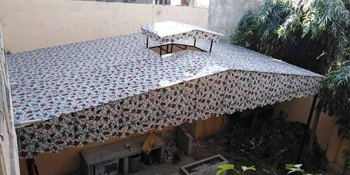 Tensile Shed car parking shed,Fiber Glass works/ window shades / sheet 9