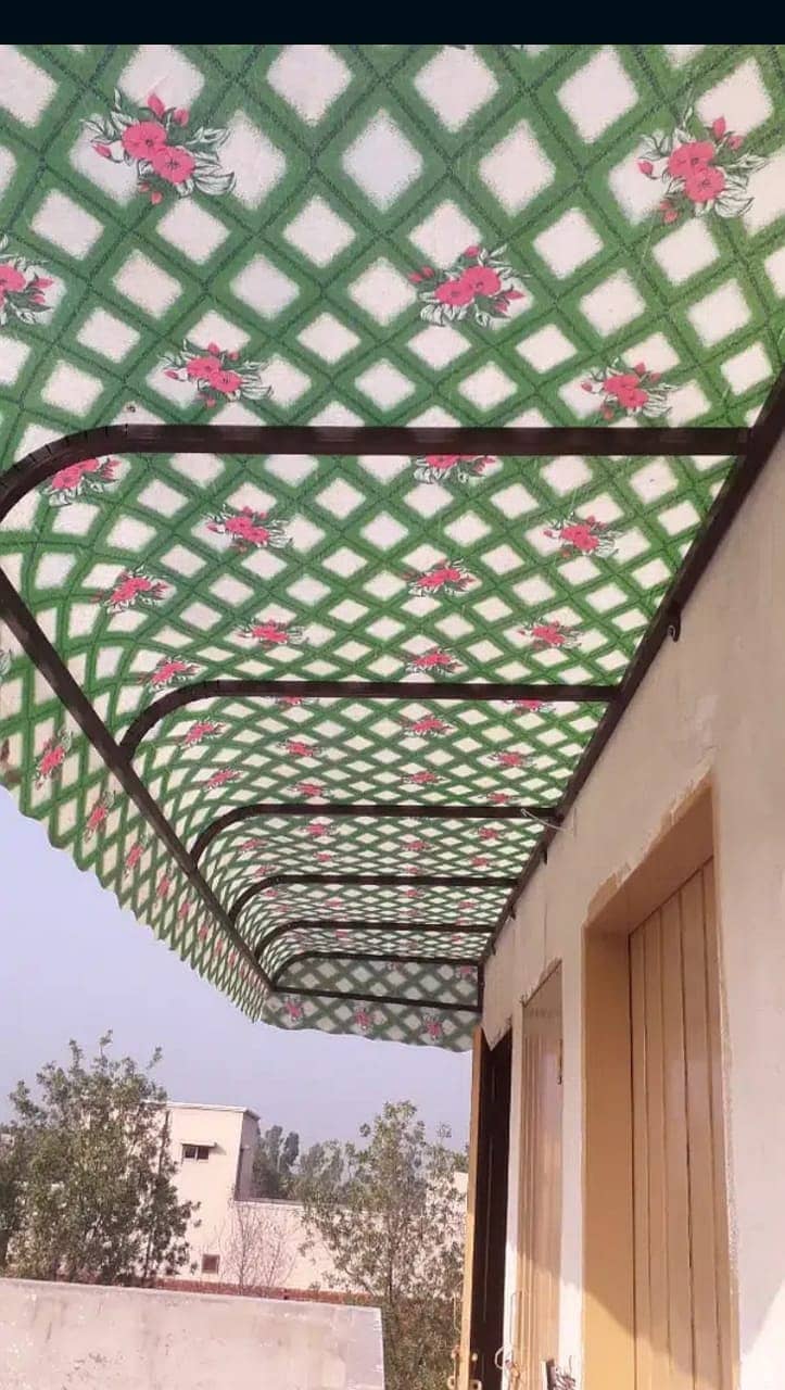 Tensile Shed car parking shed,Fiber Glass works/ window shades / sheet 14
