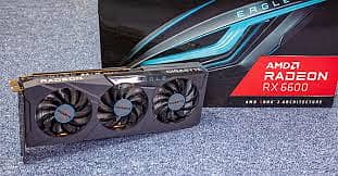 Gigabyte EAGLE RX 6600 8G Tri-Fan Graphics Card For Sale 0