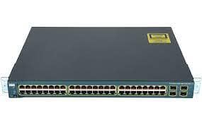 Cisco Catalyst 3560V2 48-Port 100MBPS Switch with 4 SFP – Used, Good C 0
