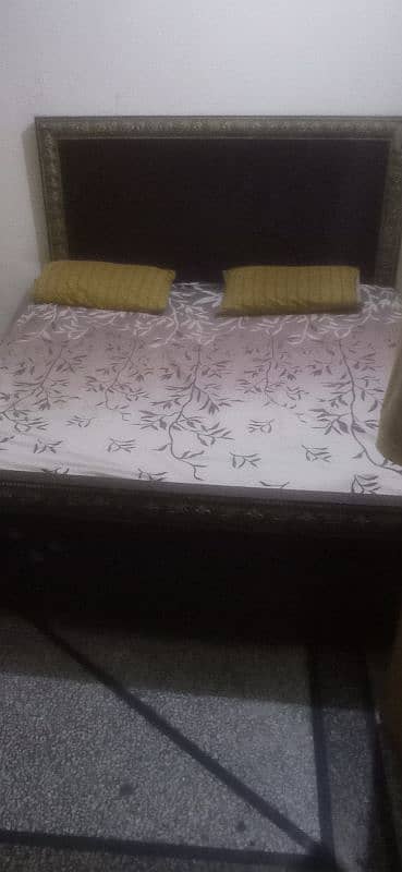 King size Bed for sale without mattress. 1