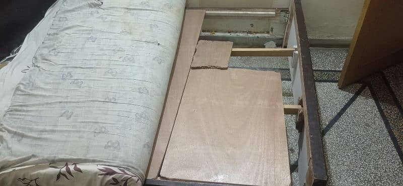 King size Bed for sale without mattress. 6
