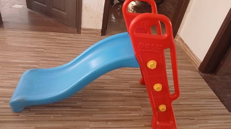 kids slide branded not local excellent condition. 1