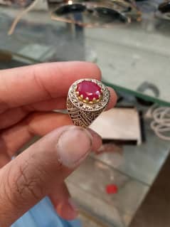 Turkish Ring with Thailandian yaqoot