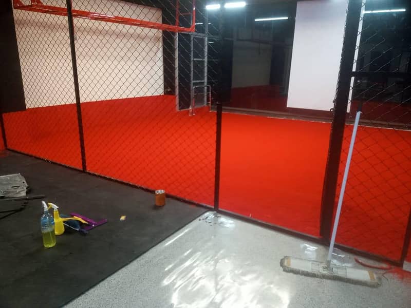 Gym Flooring- bulk-green net-Pedal Court-Green Grass-Artificial grass 7