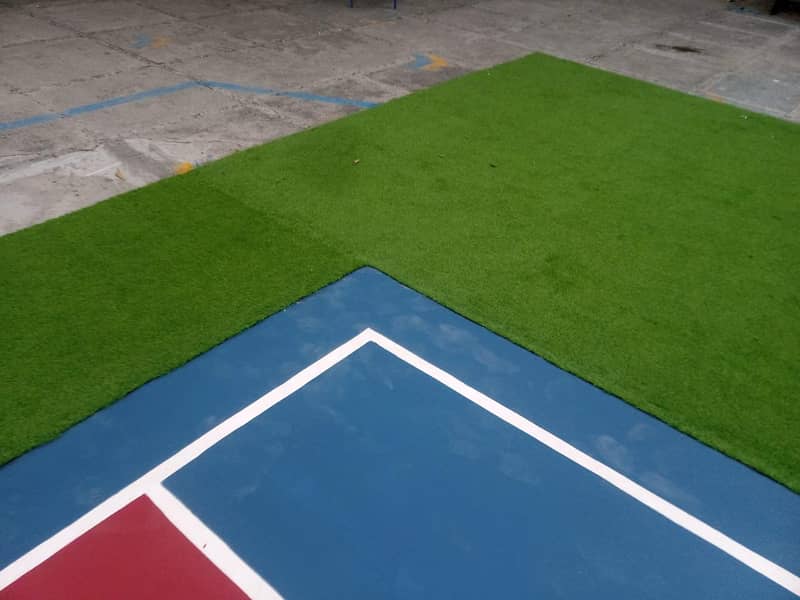 Gym Flooring- bulk-green net-Pedal Court-Green Grass-Artificial grass 15