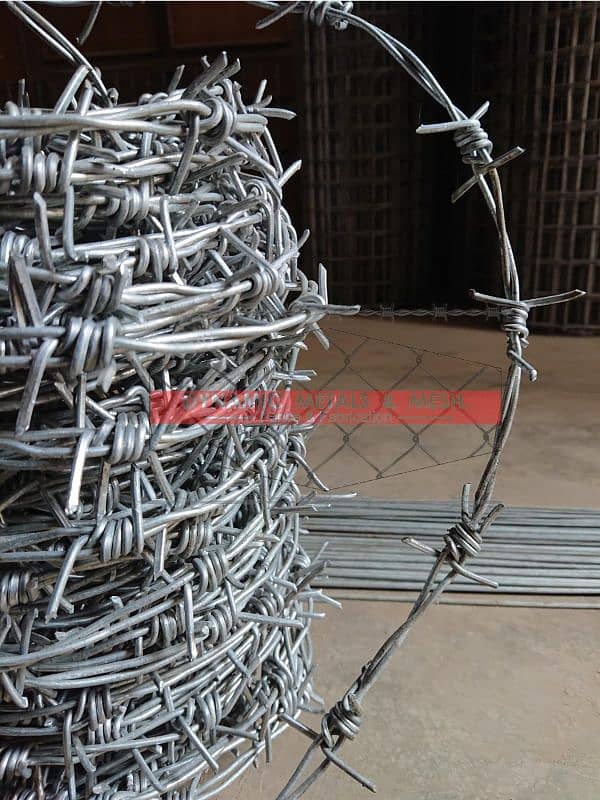 Chain Link fence or Chain jali, Barbed Wire, Razor Wire, Welded Mesh 12